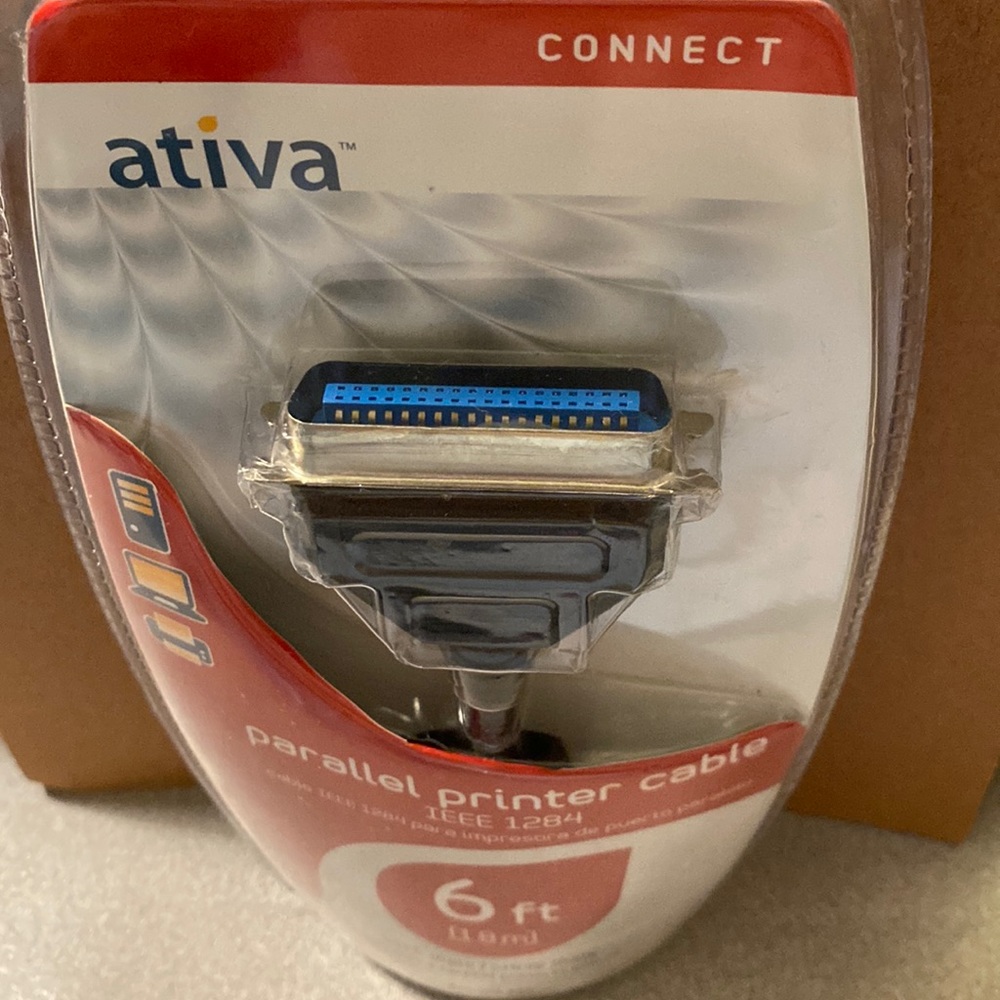 Ativa Parallel Printer Cable - Picture 4 of 5